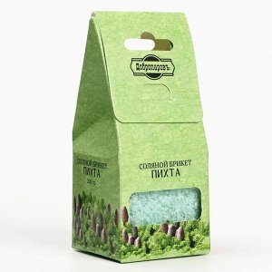 Соляной брикет куб "Пихта" 200 г "Добропаровъ" 9668602