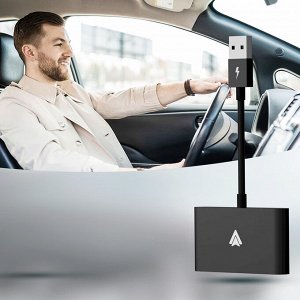 Автомобильный беспроводной адаптер Bluetooth для Android Auto + Переходник USB-A - Type-C