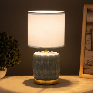 Лампа настольная «Бенита» 1x40 Вт Е14 синий 15x15x30 см
