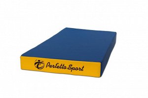 Мат Perfetto Sport № 1 (100 х 50 х 10) сине/жёлтый