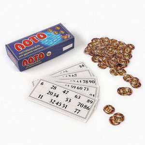 Русское лото "Классика жанра", 24 карточки, 90 бочонков(картон)