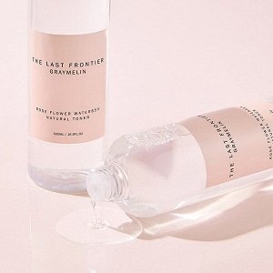 Тонер для лица с розовой водой Graymelin The Last Frontier Rose Flower Water 85% Natural Toner, 500мл