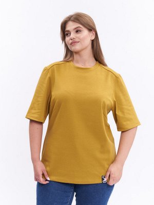 Футболка из трикотажа FU21506GRN67