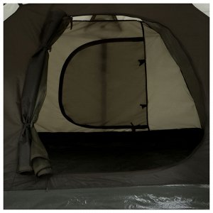 Палатка туристическая 2-местная maclay KATUN 2, 325x160x120 см, кемпинговая, двухслойная, с тамбуром, зелёная