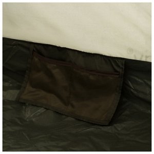 Палатка туристическая 2-местная maclay KATUN 2, 325x160x120 см, кемпинговая, двухслойная, с тамбуром, зелёная