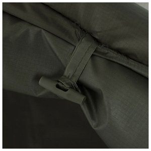 Палатка туристическая 4-местная maclay KHIBIN 4, 330x240x135 см, трекинговая, двухслойная, с тамбуром, зелёная