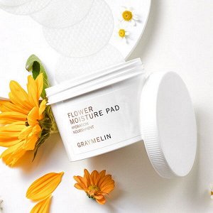 Увлажняющие пэды с цветочным комплексом Graymelin Flower Moisture Pad, 70шт (135г)