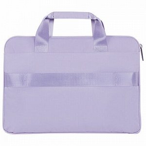 Сумка портфель HEIKKI ULTRA (ХЕЙКИ) с отделением для ноутбука 15,6", Lavender, лавандовая, 28х39х3 см, 272610