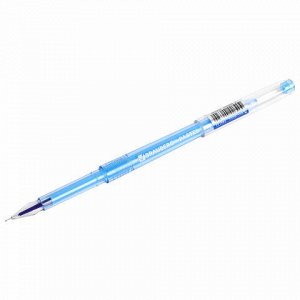 Ручка гелевая BRAUBERG DIAMOND PASTEL, СИНЯЯ, корпус ассорти, игольчатый узел 0,5 мм, линия письма 0,25 мм, 144133