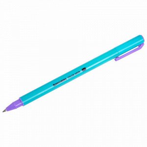 Ручка гелевая BRAUBERG "COLOR NEON", ЧЕРНАЯ, корпус ассорти, узел 0,5 мм, линия 0,35 мм, 144120