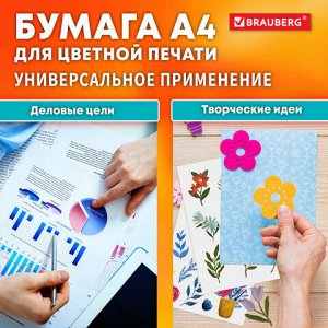 Бумага BRAUBERG DIGITAL GLOSSY мелованная глянцевая А4, 115 г/м2, 250 л., для полноцветной лазерной печати, 120% (CIE), 116401