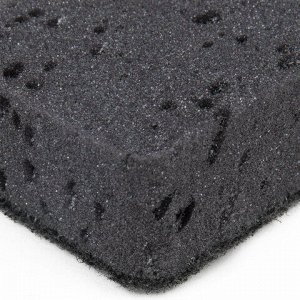 Губки для посуды 9,5х7х3,5 см, КОМПЛЕКТ 10 шт., BIG BLACK, КРУПНОПОРИСТЫЙ поролон с абразивным слоем, LAIMA, 608650