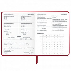 Дневник 1-11 класс 48 л., кожзам (твердая), шелкография, BRAUBERG, "Simple", 106225
