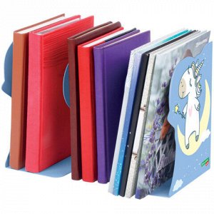 Подставка-держатель для книг и учебников фигурная BRAUBERG KIDS "Unicorn" раздвижная, металл, 238069