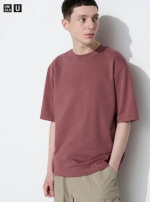 UNIQLO - хлопковая футболка оверсайз AIRism - 15 RED