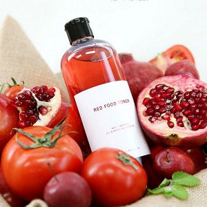 Тонер против морщин с экстрактами красных овощей и фруктов Graymelin Red Food Toner, 500мл