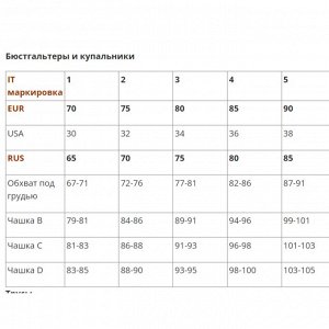 Купальник XU20 топ слип