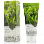 3W CLINIC Пенка д/умывания  Foam Cleansing Green Tea (зеленый чай), 100мл