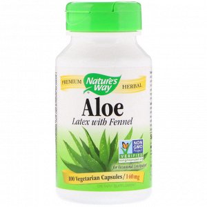 Алоэ Nature's Way, Алоэ, лист и млечный сок, 475 мг, 100 вегетарианских капсул
Налаживает пищеварение, очищает