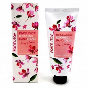 FarmStay Крем д/рук Hand cream Cherry Blossom 100мл. Цветение вишни