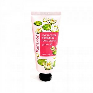 КR/ FarmStay PINK FLOWER BLOOMING Hand Cream WATER LILY Крем для рук "Водяная лилия", 100мл