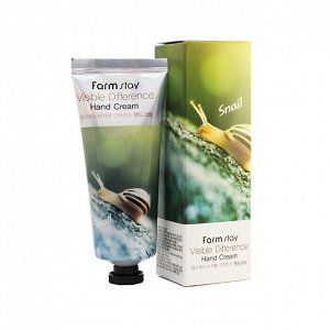 FarmStay Крем для рук "Улитка" Hand Cream SNAIL, 100г