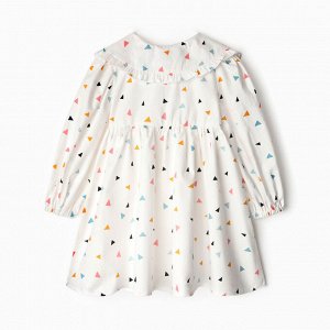 Платье детское с рюшами KAFTAN размер, белый