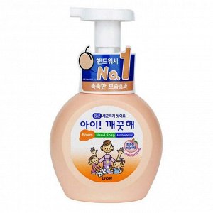 Мыло жидкое пенное LION Korea Ai-Kekute 250мл Антибактериальное Персик Увлажнение