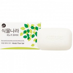 Мыло туалетное LION Korea Shingmulnara Hinoki 100г Кипарис