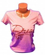 Футболка женская с принтом DREAM,24