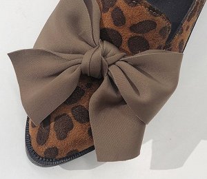 Туфли ,коричневый леопард