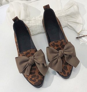 Туфли ,коричневый леопард