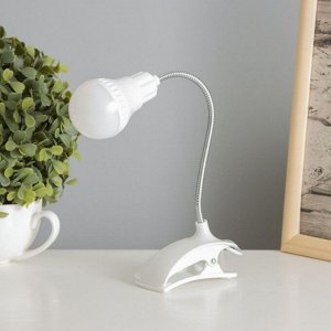Лампа на прищепке «Свет» белый 13LED 1.5W провод USB 4x9x31.5 см RISALUX