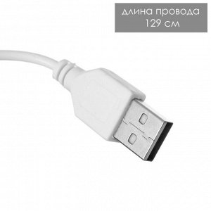 Лампа на прищепке «Свет» белый 13LED 1.5W провод USB 4x9x31.5 см RISALUX