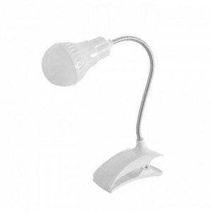 Лампа на прищепке «Свет» белый 13LED 1.5W провод USB 4x9x31.5 см RISALUX