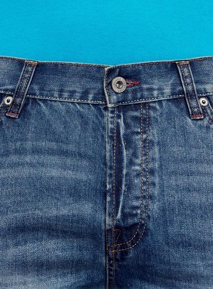 Шорты джинсовые с потертостями