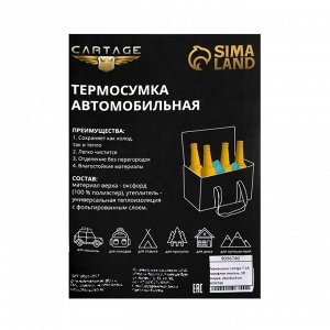 Термосумка Cartage Т-19, камуфляж пиксель, 10 л, 26x19x19 см