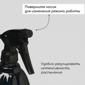 Пульверизатор, 0.55 л, чёрный перламутр, Greengo
