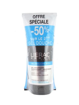 Lierac Men 3 in 1 Energizing Freshness Shower Gel
