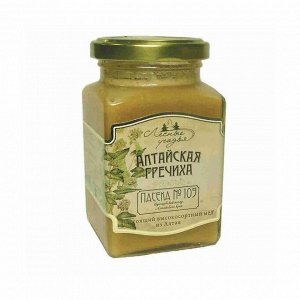 Мёд натуральный алтайская гречиха, стекл. б., лесные угодья, 320г