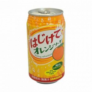 Напиток безалкогольный газированный со вкусом апельсина sangaria orange, 350гр