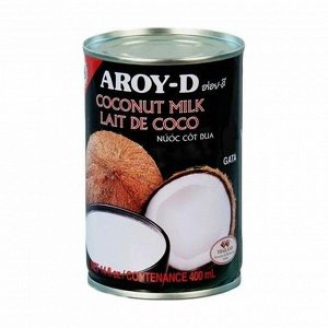 Молоко кокосовое 50% (жирность 17-19%), жест. банка, aroy-d, 0,4л