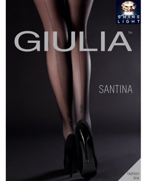 Колготки с люрексом Giulia SANTINA 06