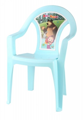 Стул дет. Стул дет.  [МАША И МЕДВЕДЬ]. Размеры упаковки (ДхШхВ)	750х1250 мм. Детское кресло – хорошее решение для обстановки детской комнаты. Изделие, декорированное образами персонажей популярного му