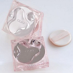 Стойкий кушон с влажным сияющим финишем + сменный блок CLIO Kill Cover High Glow Cushion SPF50+ PA+++ #02 Lingerie, 14г+14г