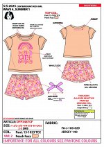 Пижама с коротким рукавом