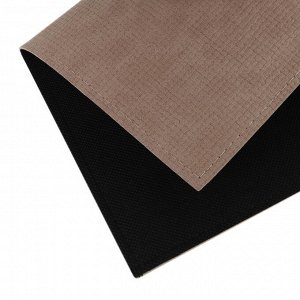 Салфетка сервировочная "Leather Checked" 30х43см, цв.шоколадный