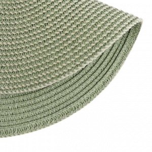 Салфетка сервировочная "Straw Round" 36см, цв.зеленый