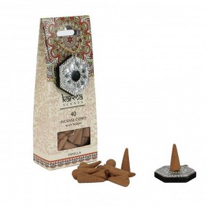 "KARMA SCENTS" Благовония конус 40шт. с подставкой