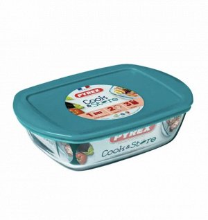 "Pyrex" Форма для запекания "Cook&Store" 23х15х6,5см, с крышкой, прямоугольная